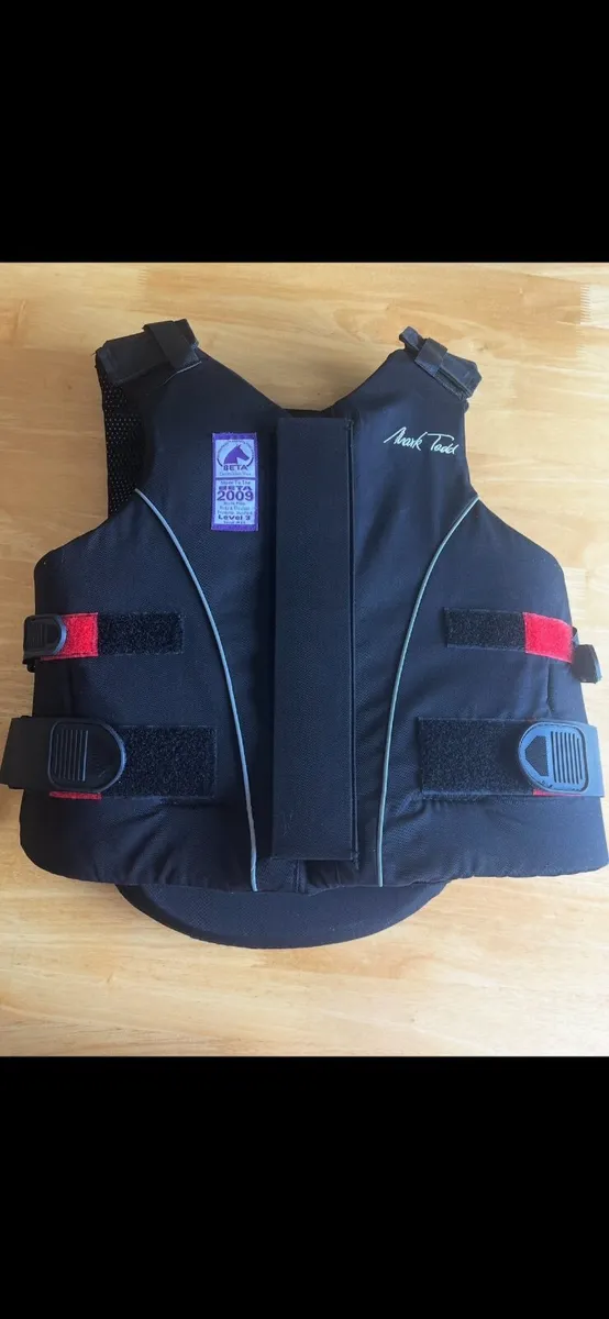 Horse Riding Boots and Body/Shoulder protector. - Image 1