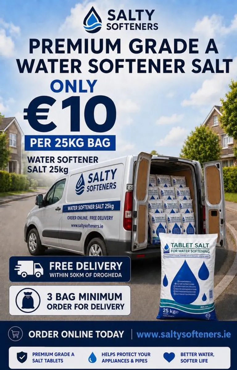 Water Salt Softener 25kg 10 Euro Free Delivery - Image 1