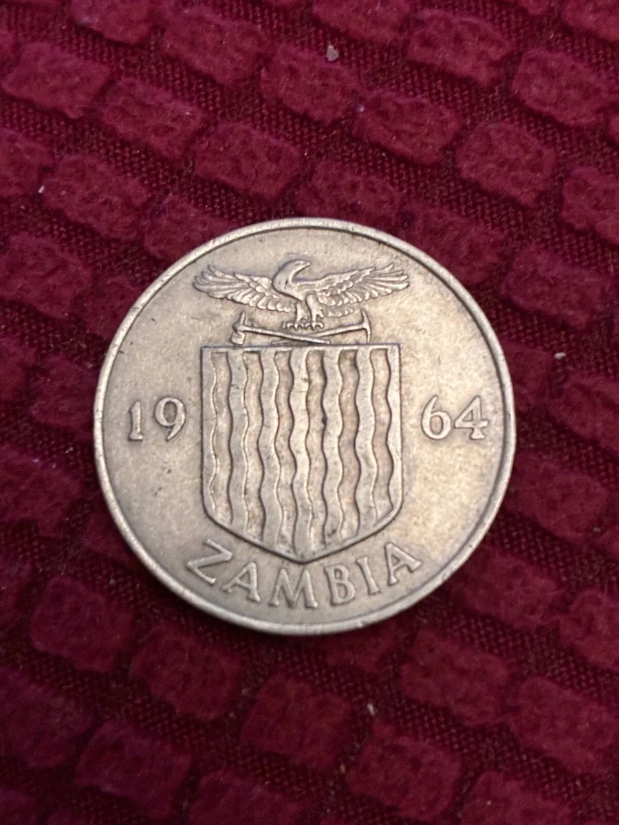 1964 Zambia Two Shillings Coin - Image 1