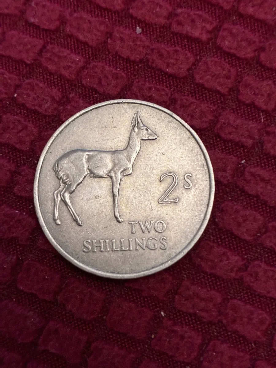1964 Zambia Two Shillings Coin - Image 2
