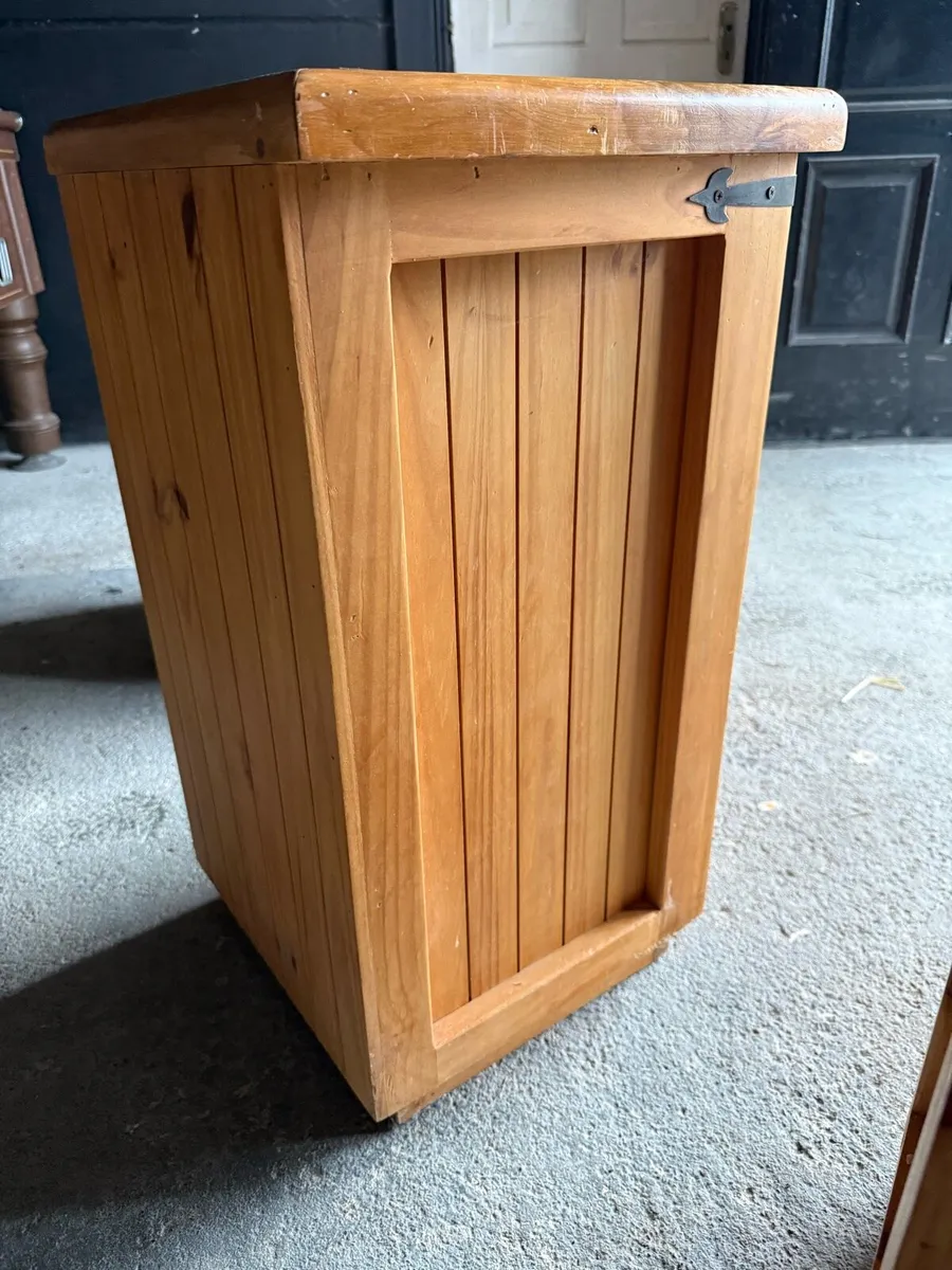 **Rustic Solid Wood 3-Drawer Bedside Lockers** - Image 4