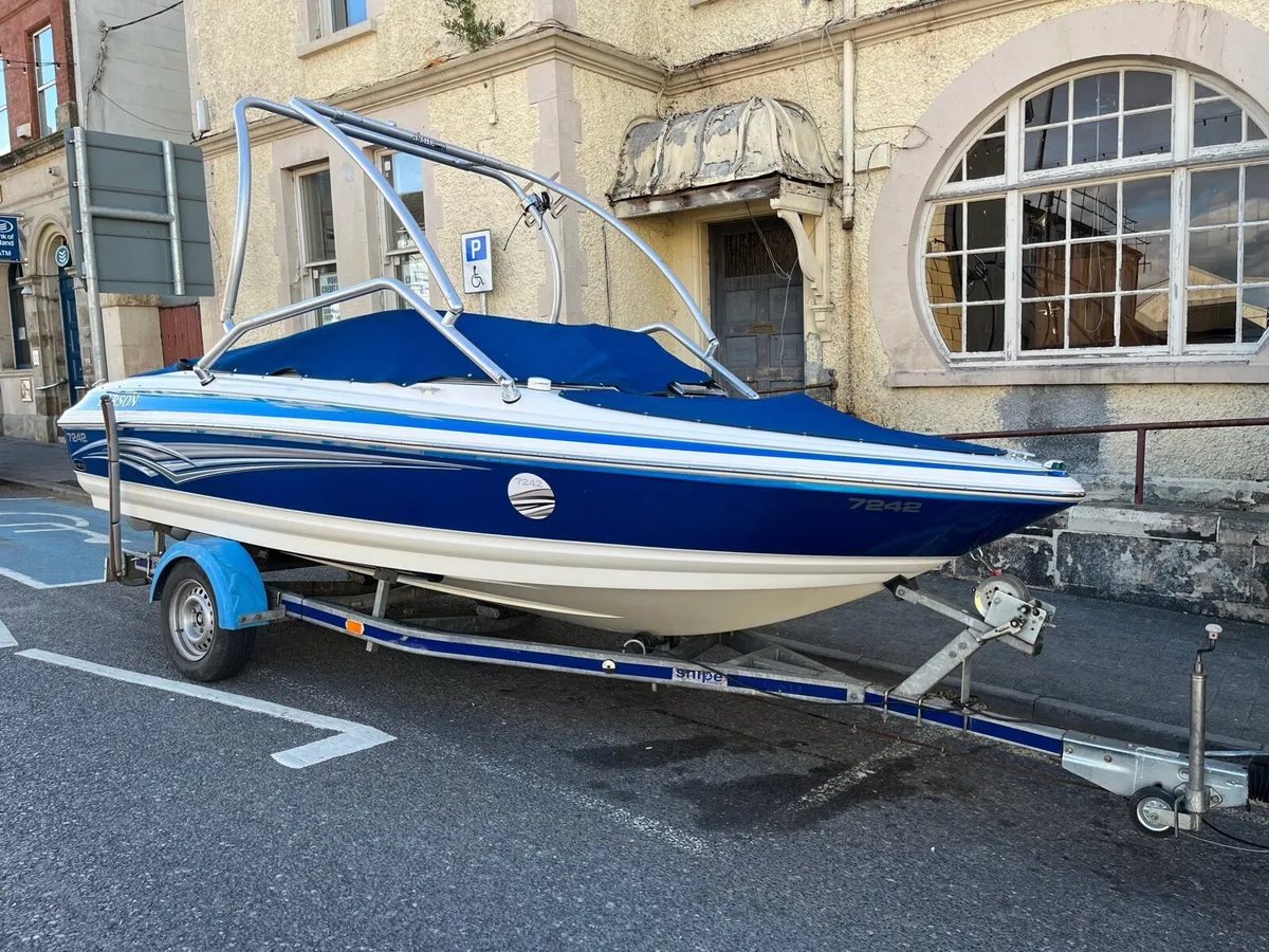 2007 Larson 180 Sei Volvo Penta 4.3v6 wake tower - Image 2