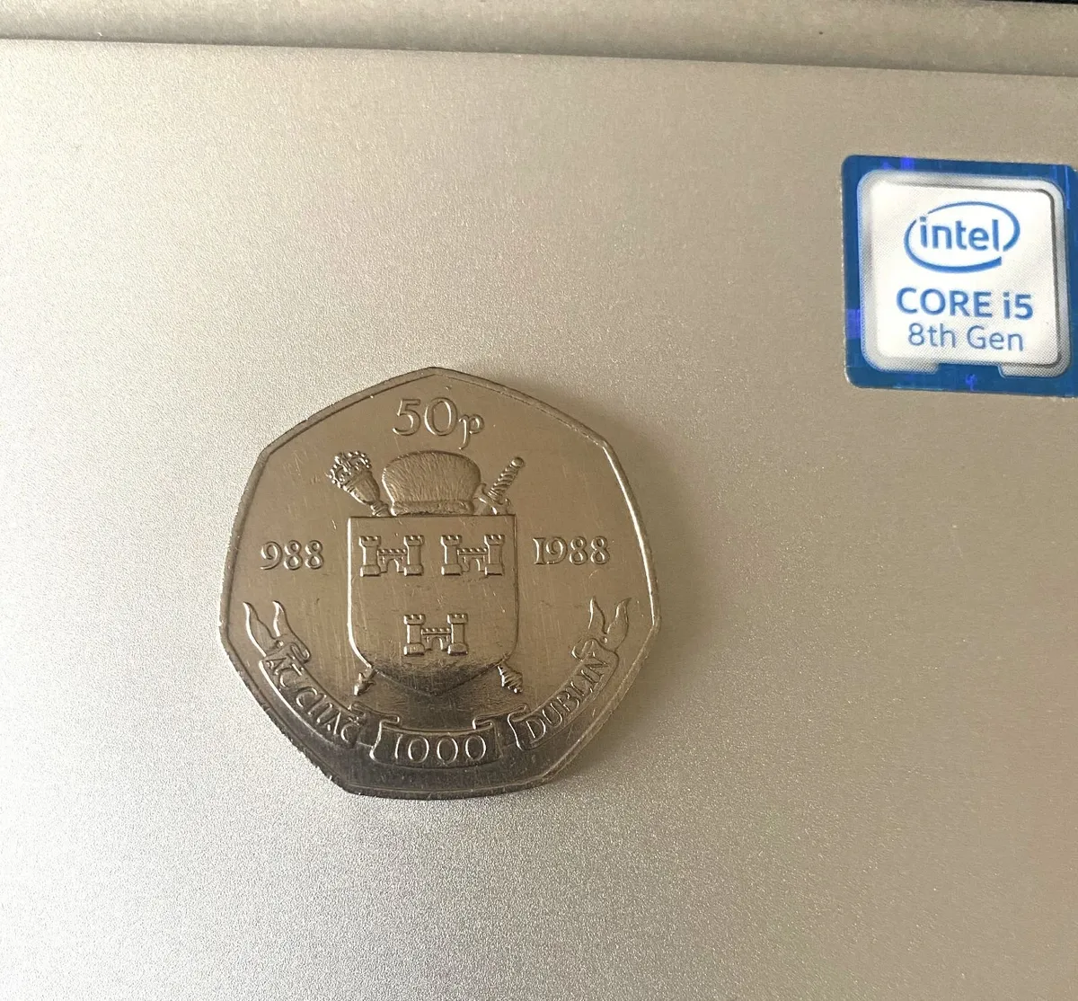 Dublin Millennium 50P Commemorative Coin. 1988 - Image 1
