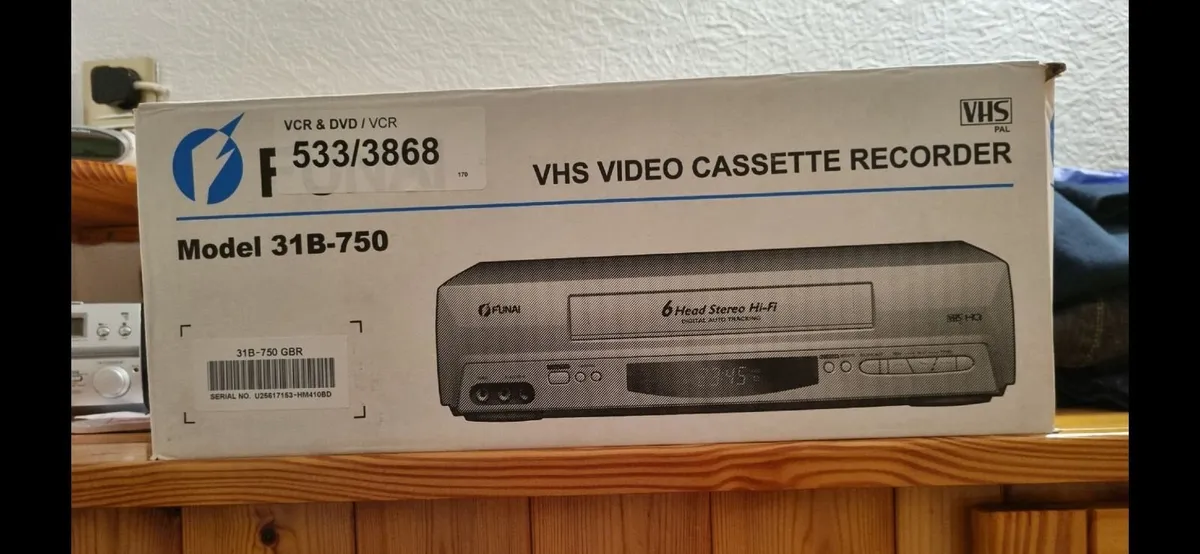 NEW VIDEO CASSETTE RECORDER (VCR) - Image 1