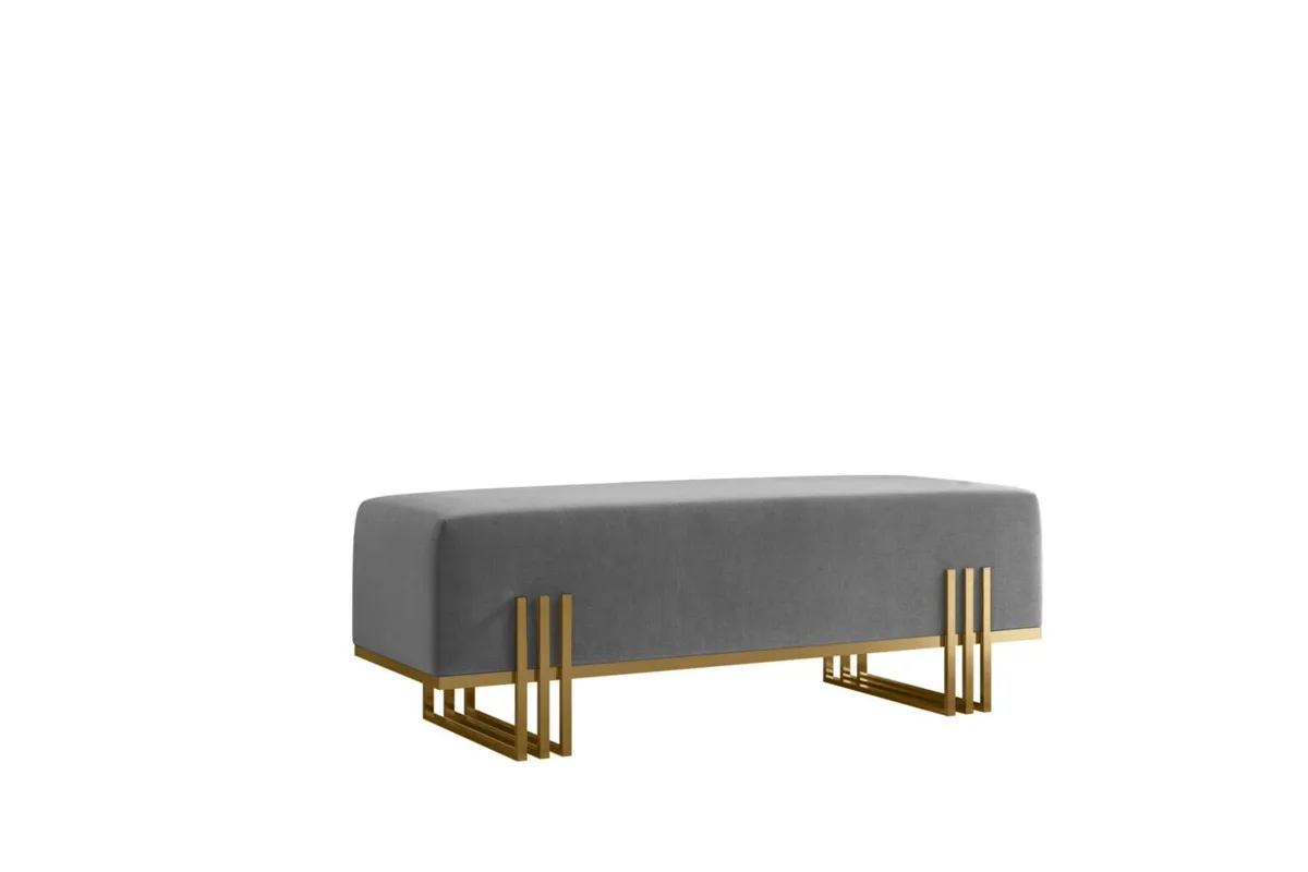 Aurora Modern Upholstered Bench - Image 2
