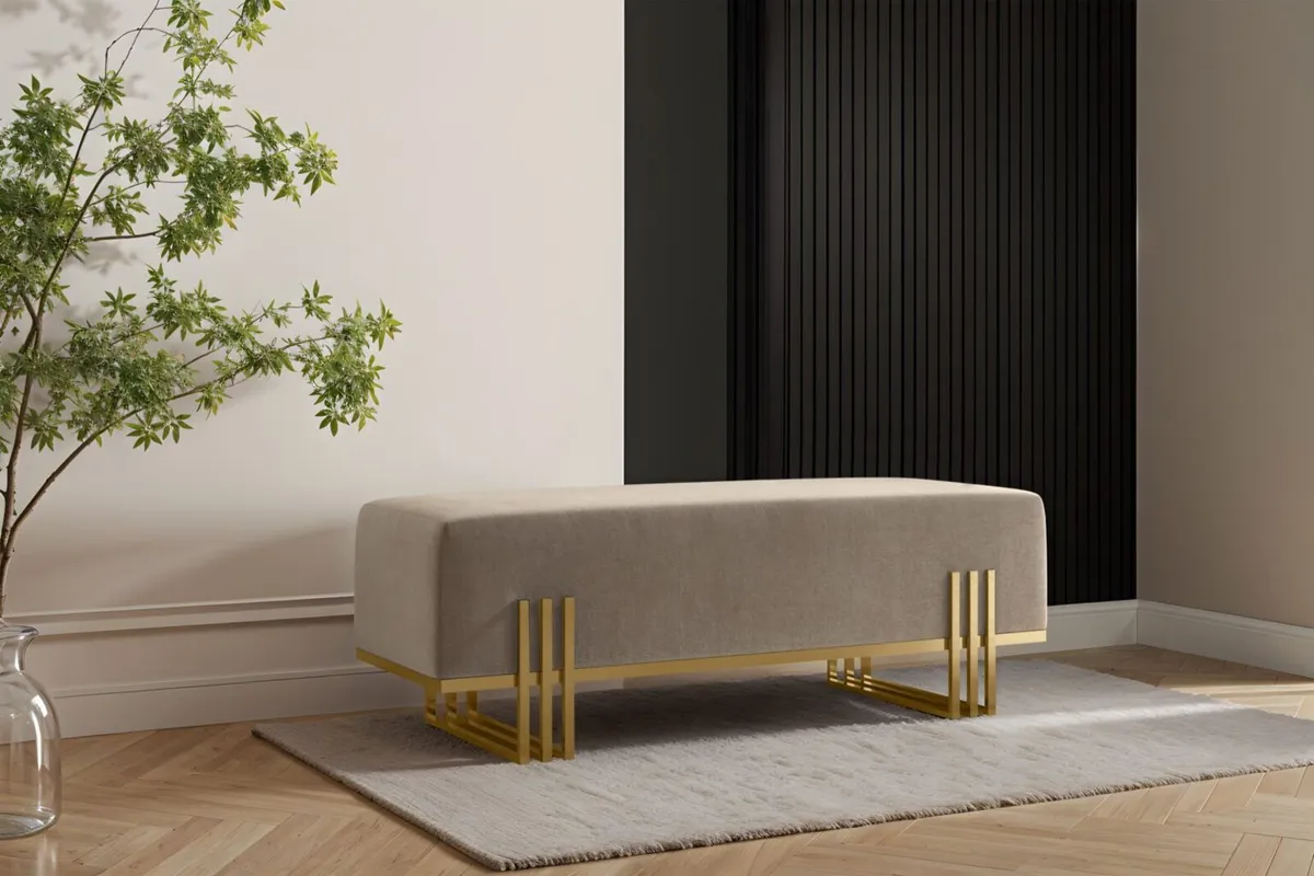 Aurora Modern Upholstered Bench - Image 4