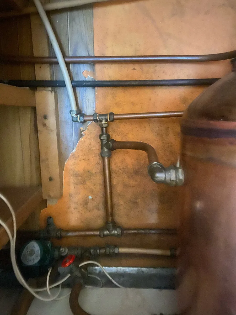 Large copper hot water cylinder/copper tank - Image 3