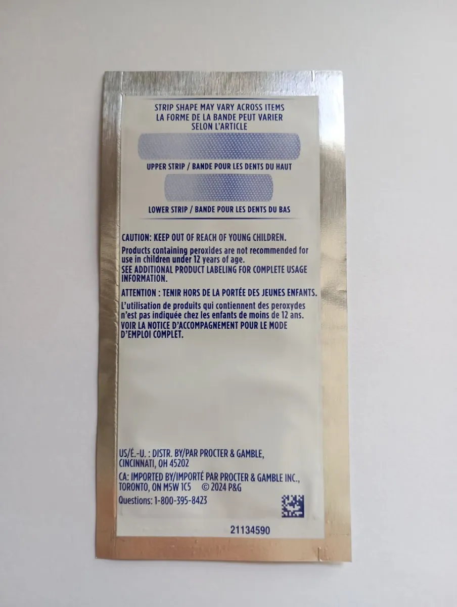 Crest 3D White Sensitive Bright Teeth Whitening - Image 3