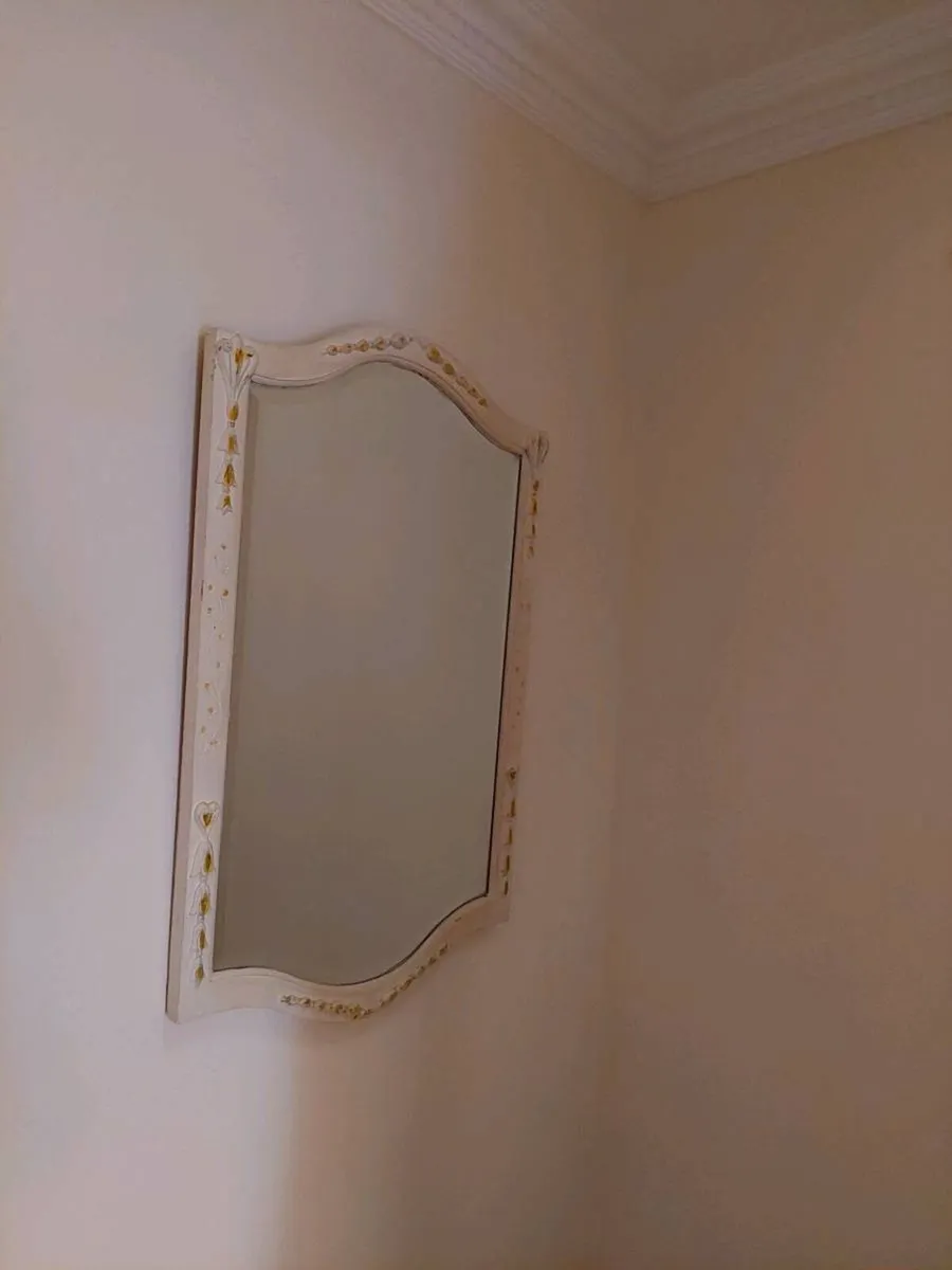 Shabby Chic Bevelled Glass Mirror - Image 3