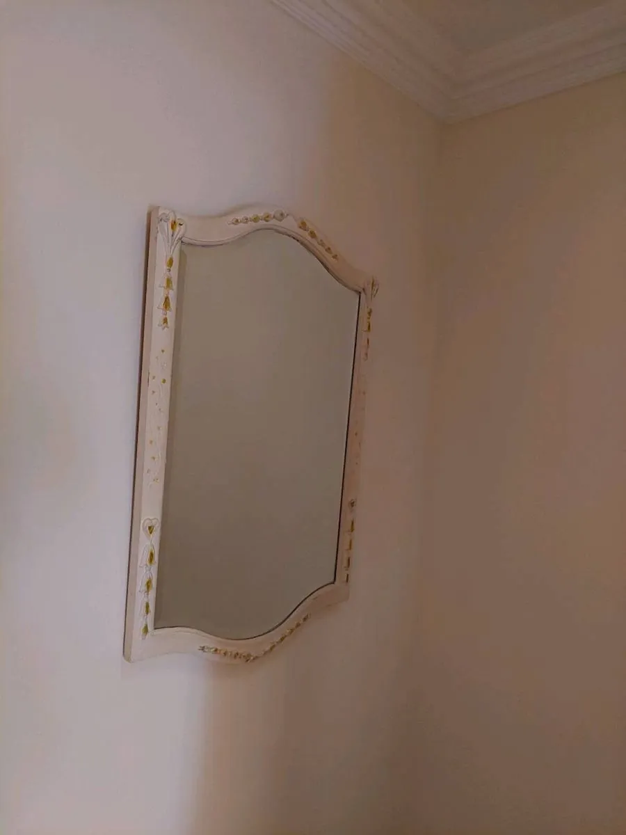 Shabby Chic Bevelled Glass Mirror - Image 1