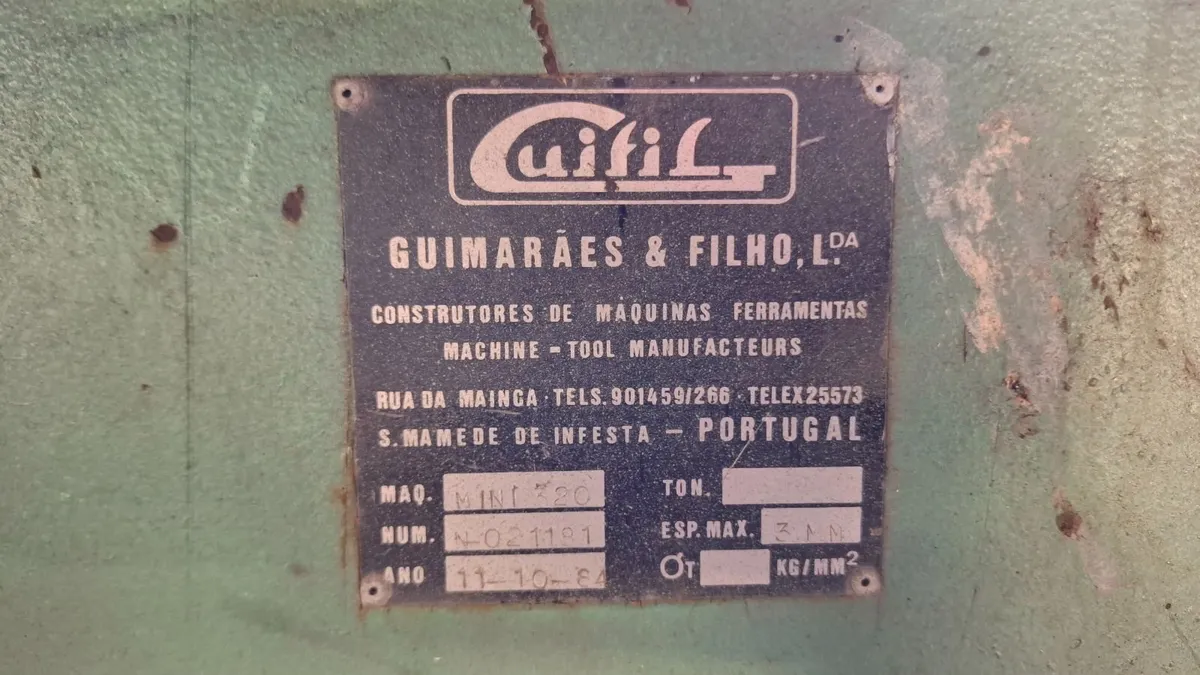 Mini320 Metal guillotine 2meter x 3mm - Image 3