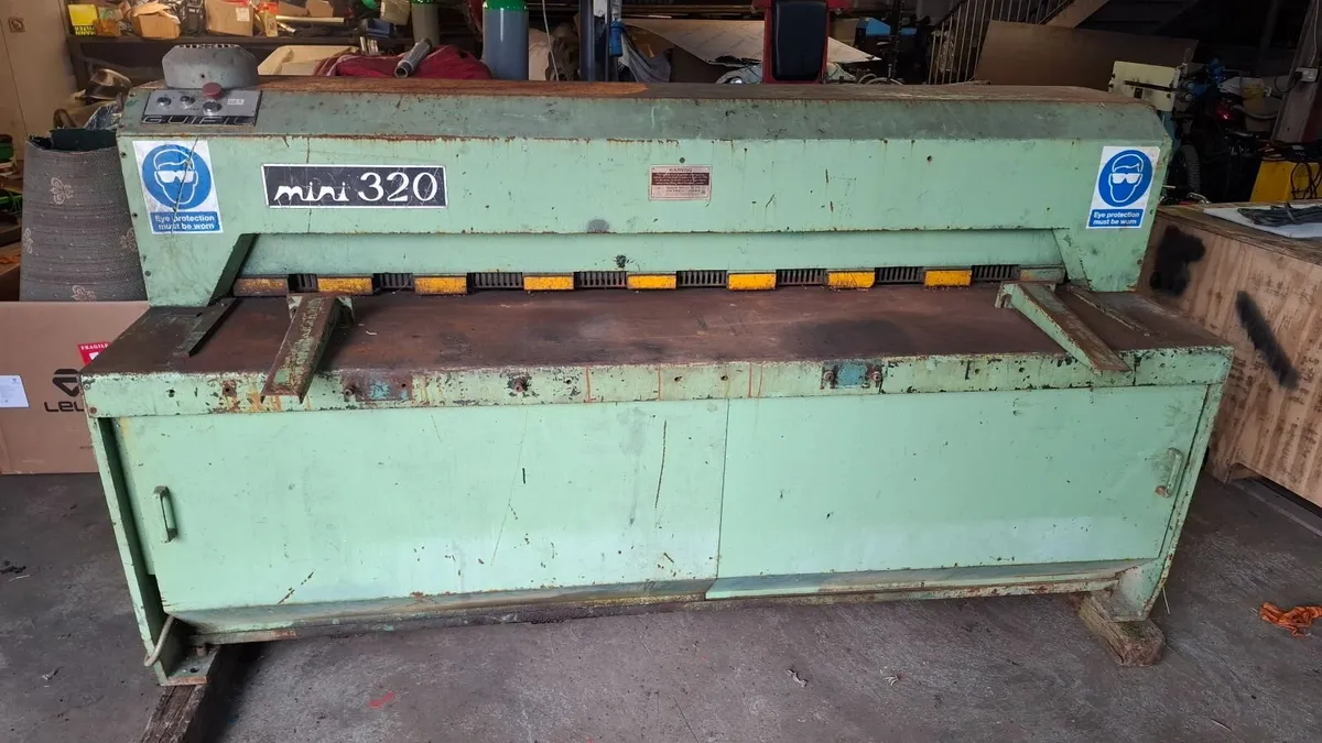 Mini320 Metal guillotine 2meter x 3mm - Image 4