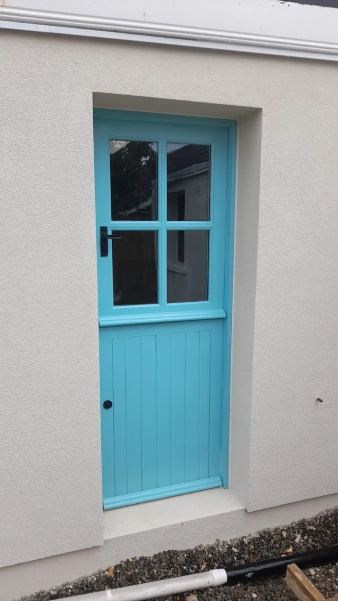 Irish Made Solid Hardwood Cottage Half Doors - Image 1