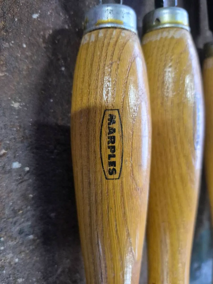 8 Marples wood turning chisels - Image 4