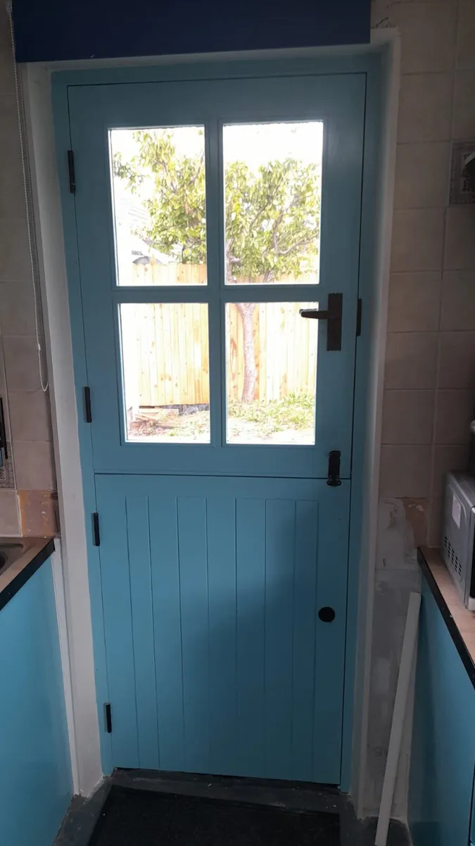 Irish Made Solid Hardwood Cottage Half Doors - Image 2