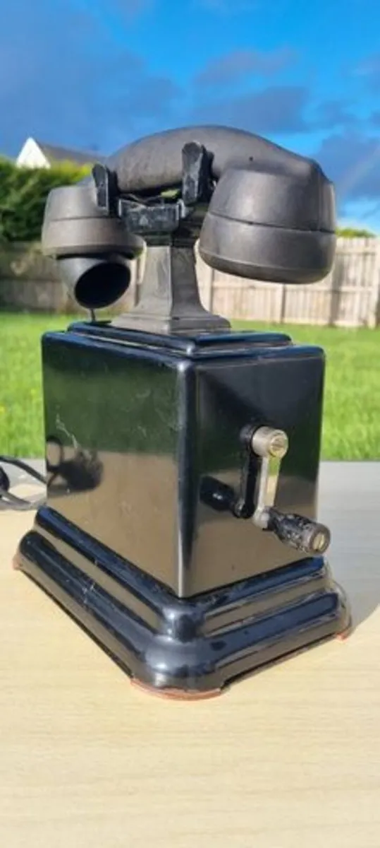 Vintage Swedish Crank Telephone - Ericson - Image 3