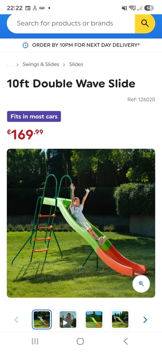 Double Wave childrens Slide - Image 1