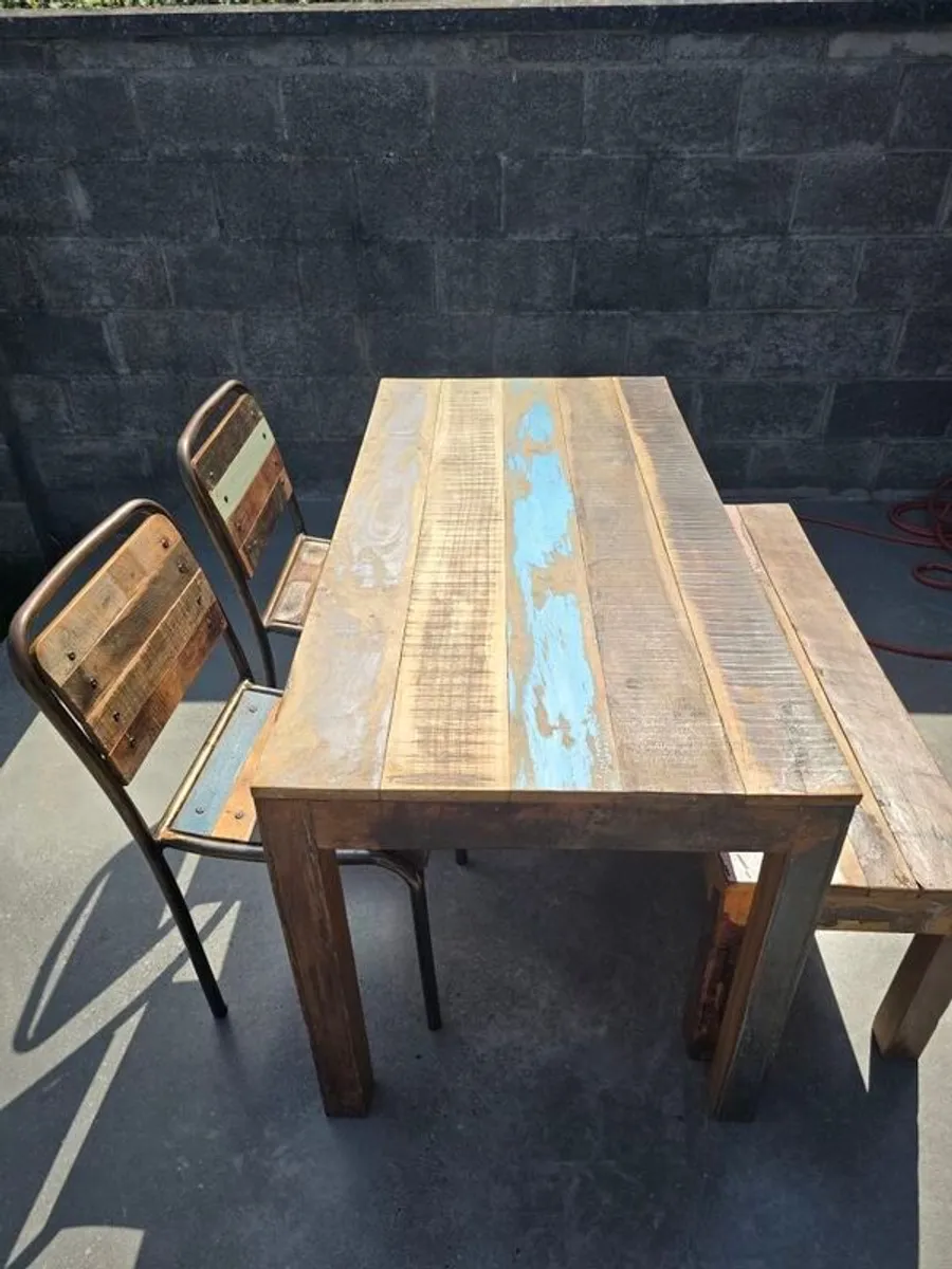 Home Street Home sand wood dining set - Image 2
