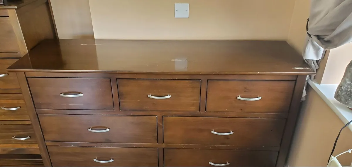 Chest of draws and tall boy - Image 1