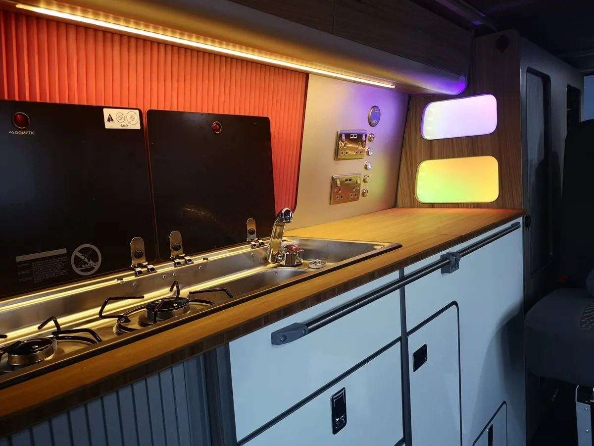 VW Transporter Camper Van, Under 2m with Roof Rack - Image 4