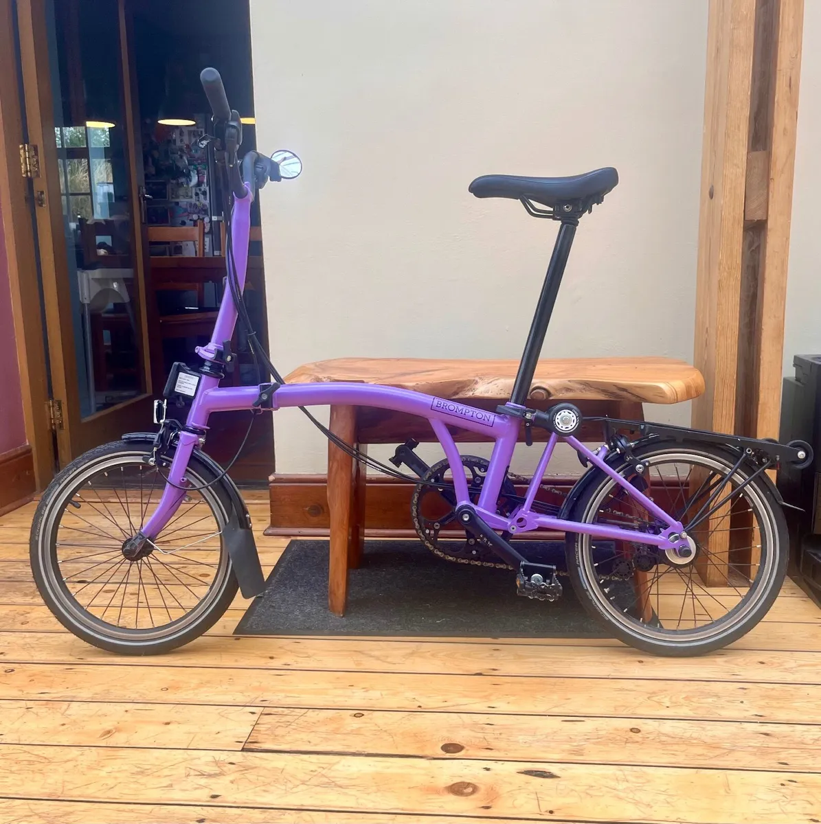 2024 Brompton C Line 6 Speed with rack - Image 1