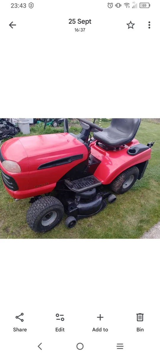 Husqvarna lawnmower - Image 1