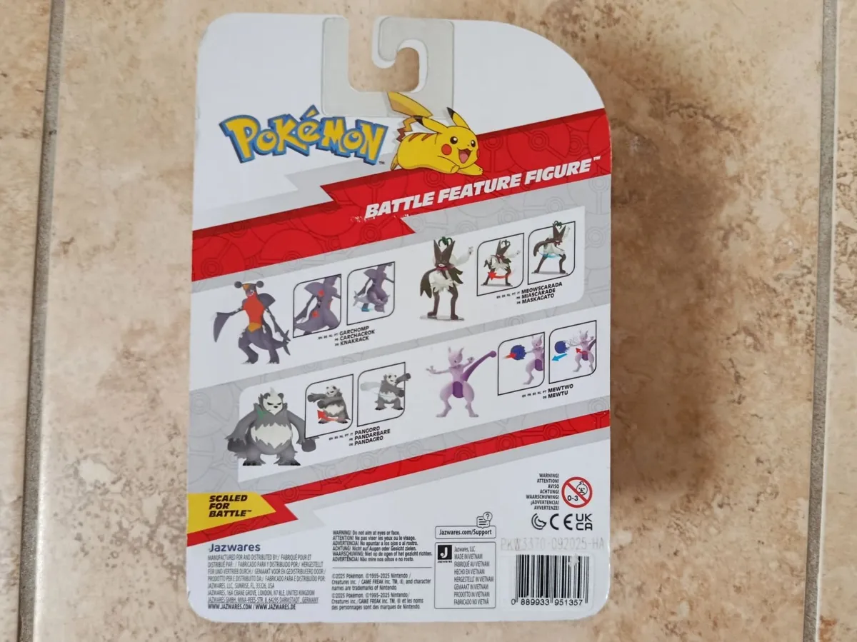 Pokemon Mewtwo Battle Feature Figure PKW3370 - Image 2