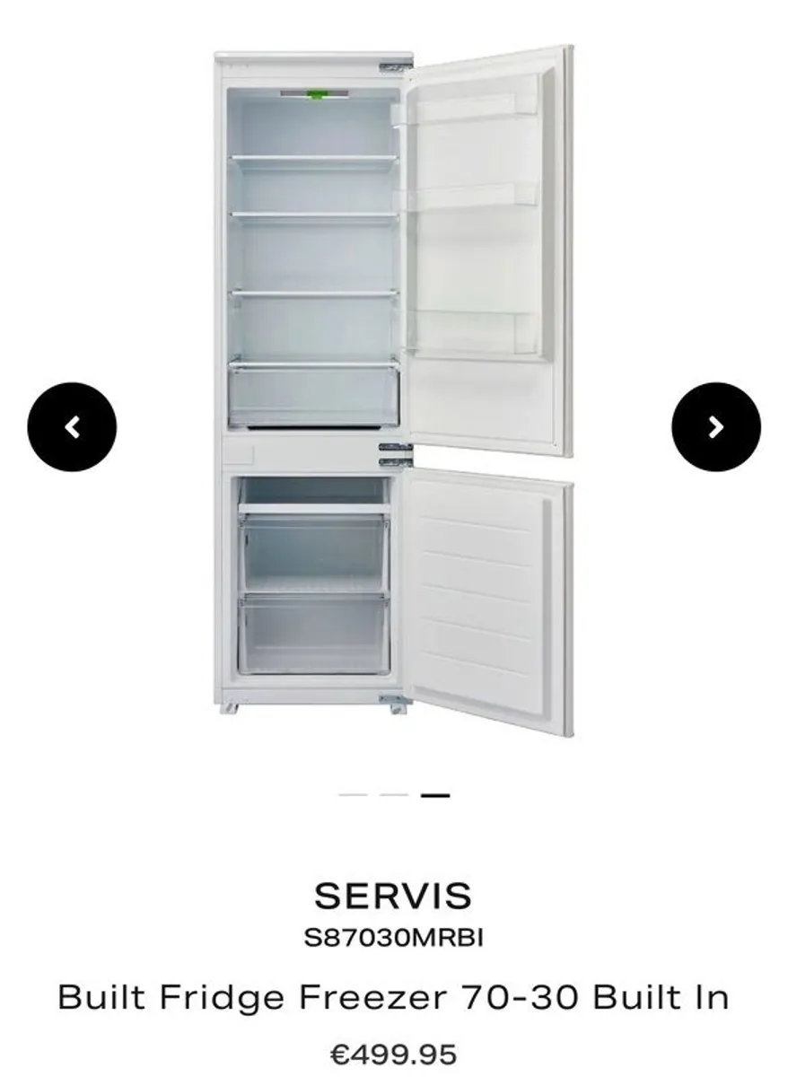 Built Fridge Freezer 70-30 Built In - Image 2