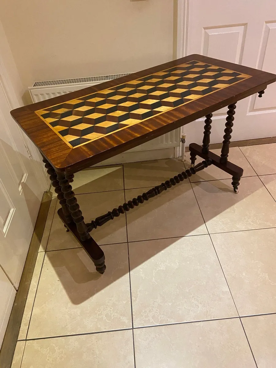 Georgian library table - Image 2