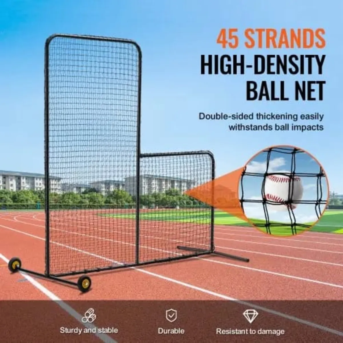 Screen Baseball for Batting Cage, 7x7 ft Softball - Image 2