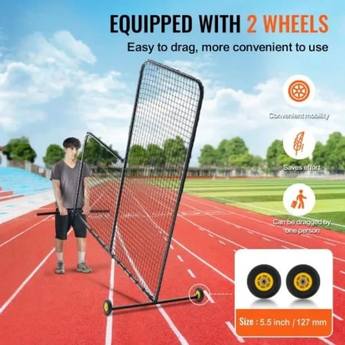 Screen Baseball for Batting Cage, 7x7 ft Softball - Image 3