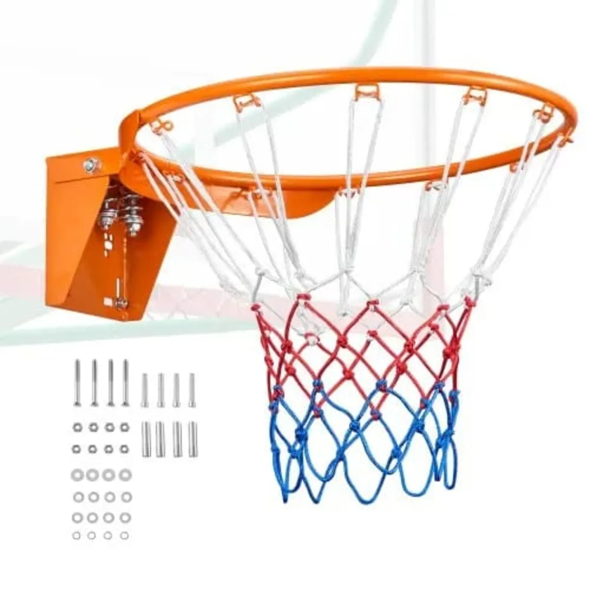 Basketball Rim, Wall Door Mounted Basketball Hoop, - Image 1