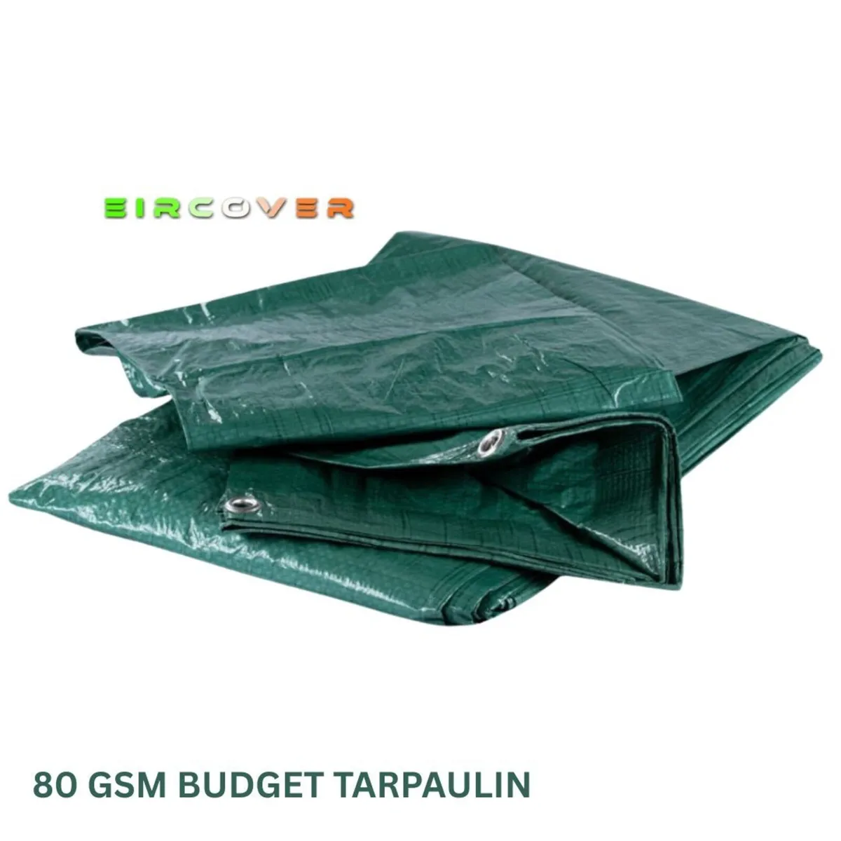 Budget Tarpaulin 3.5m x 4.5m (11' - 15') 80 gsm - Image 2