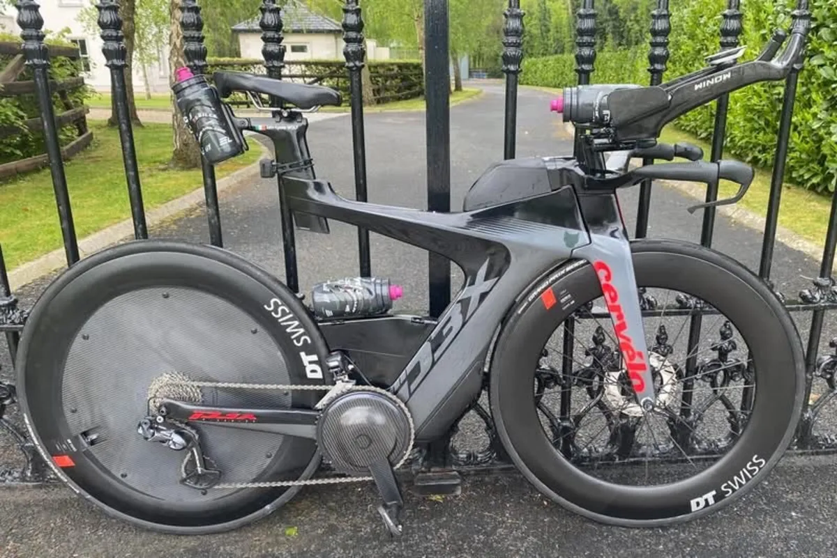 Triathlon DT Swiss carbon wheels - Image 1