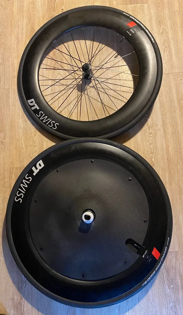 Triathlon DT Swiss carbon wheels - Image 3
