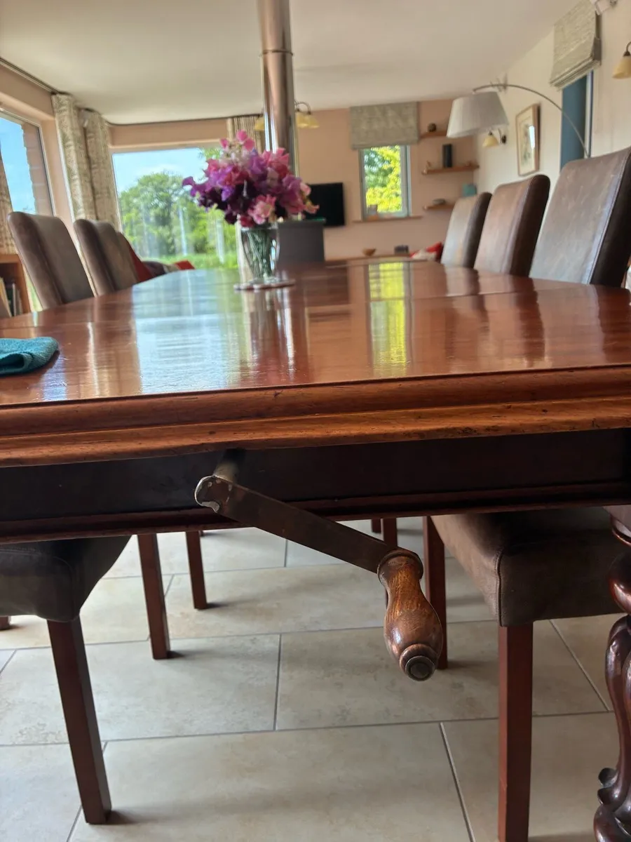 Mahogany Dining Room Table - Image 3