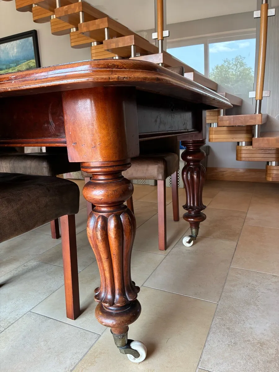 Mahogany Dining Room Table - Image 4