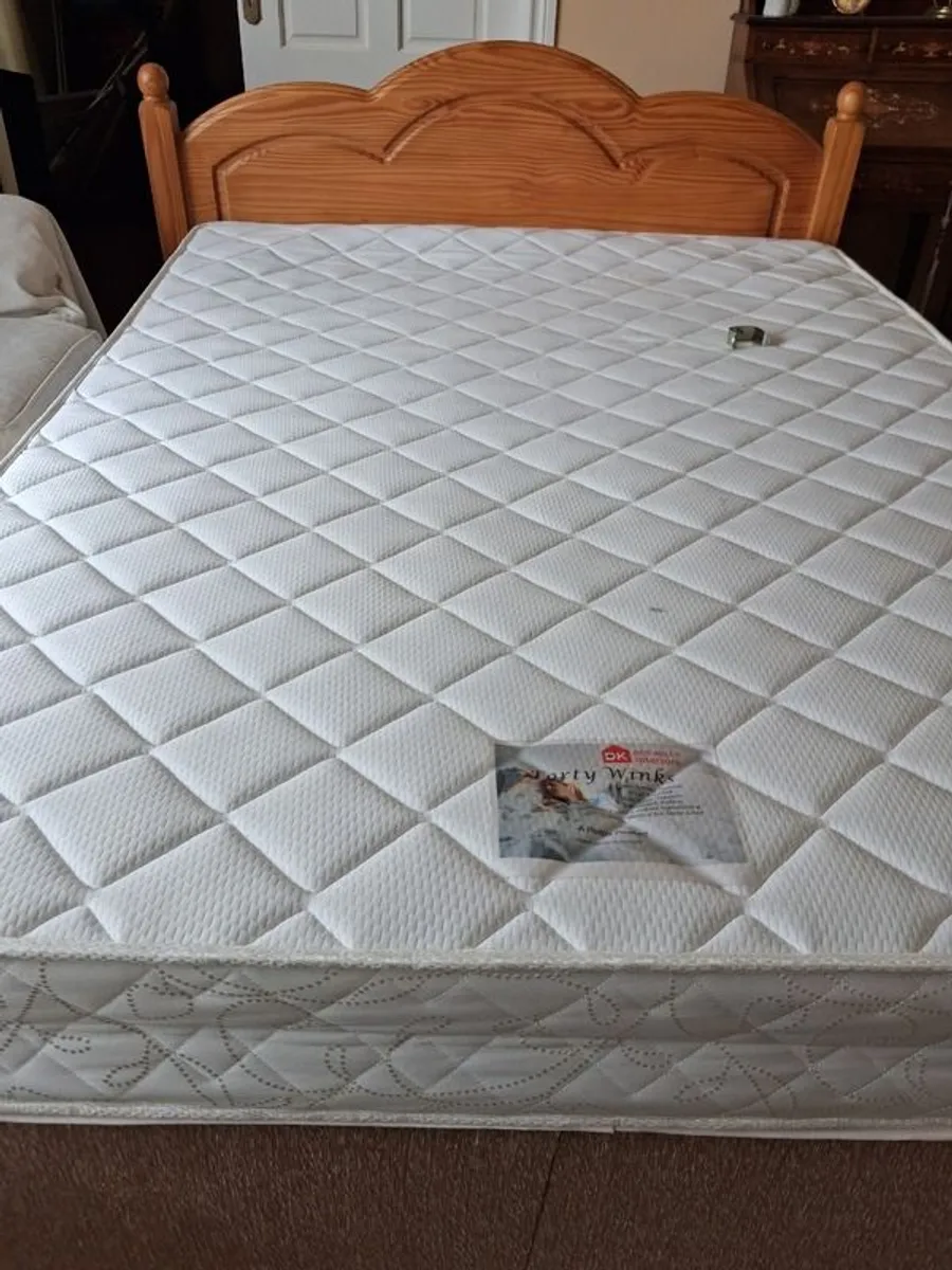 Double Bed with mattress - Image 1