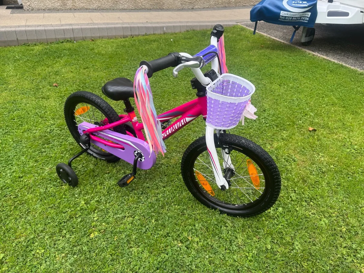 specialised Hotrock Coaster 16” pink girls bicycle - Image 1