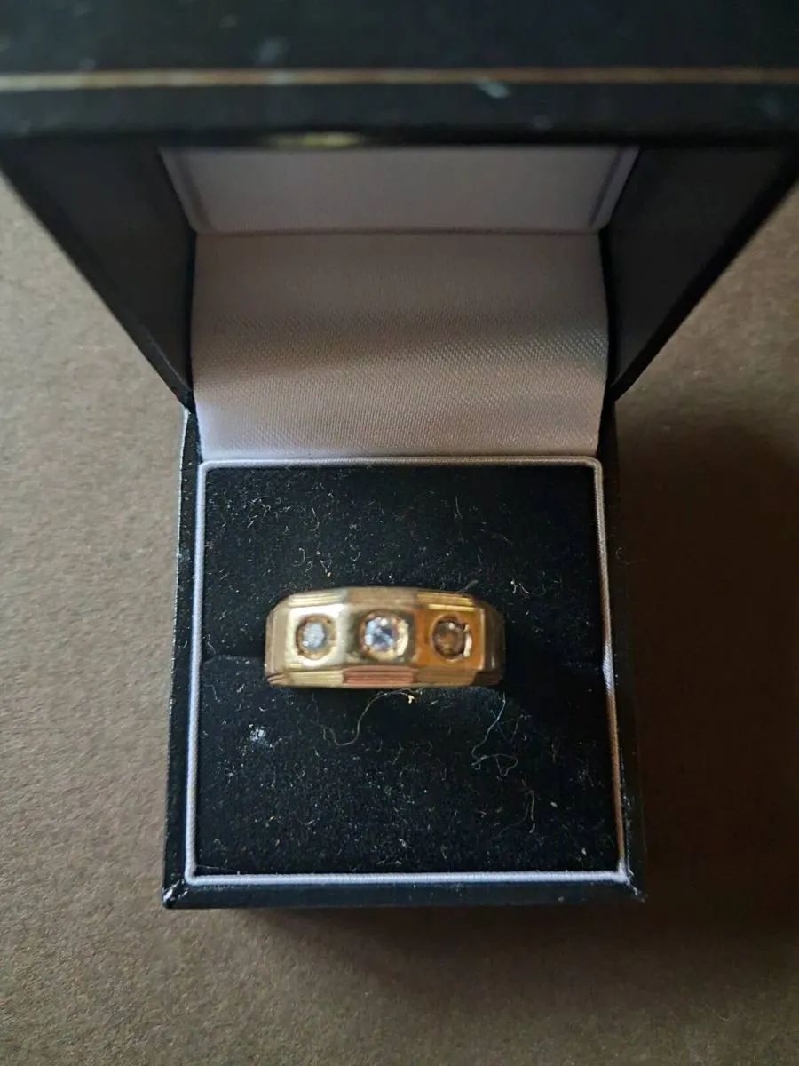 Collection of gold rings 9 caret 14 and 18 - Image 4