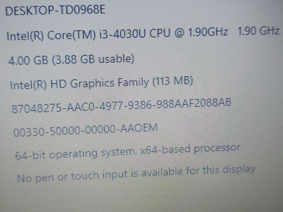HP ProBook Laptop, Model 450 G2, 4GB Ram, 500 GB H - Image 4