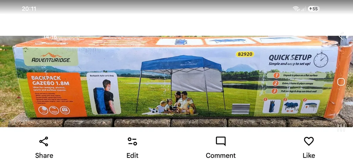 Adventuridge Backpack Gazebo - Image 1