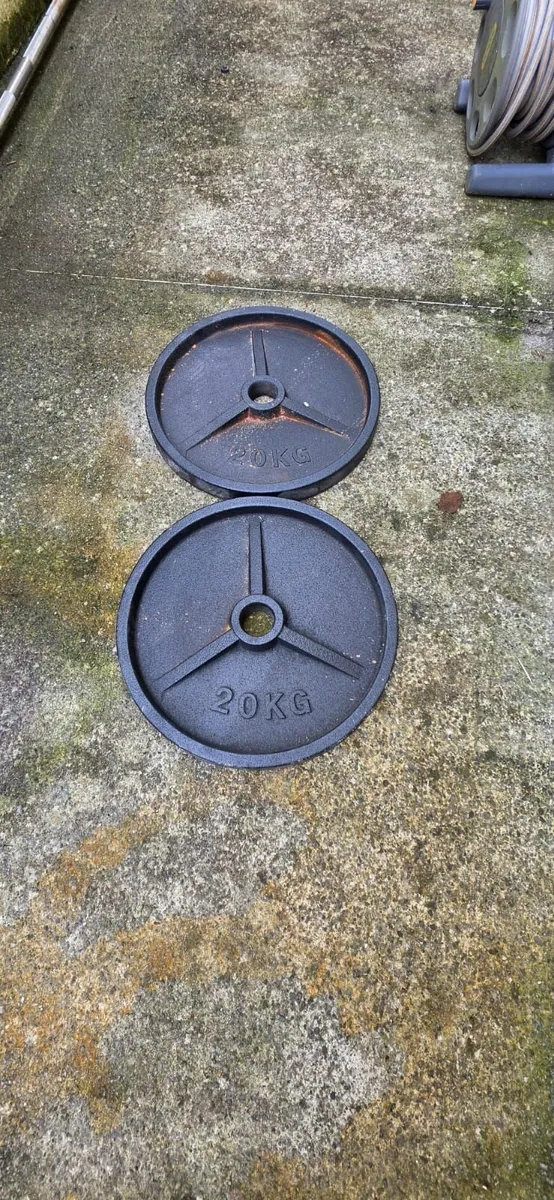 Olimpic weights plates 2×20kg
