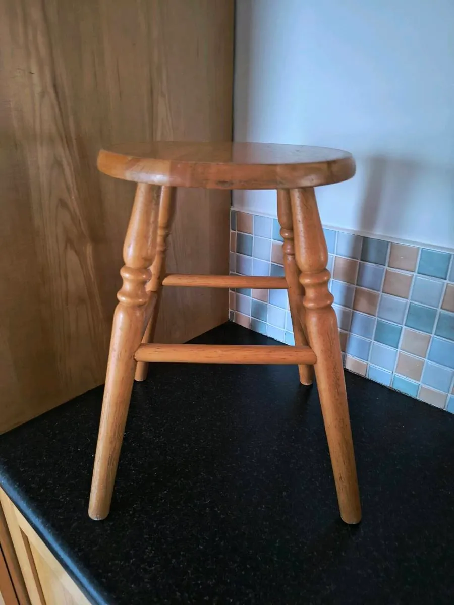 Wooden stool
