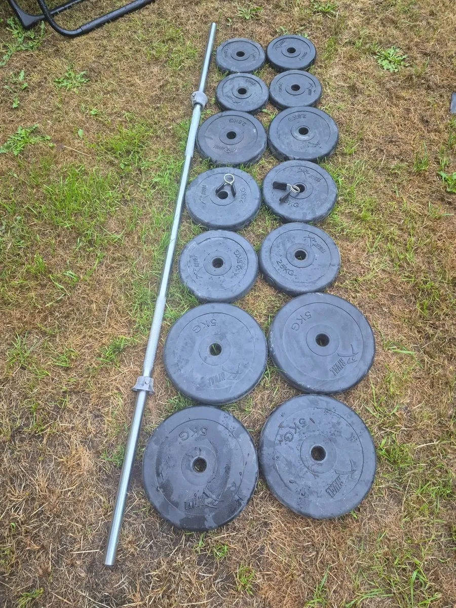 Bar & weights plates 40kg