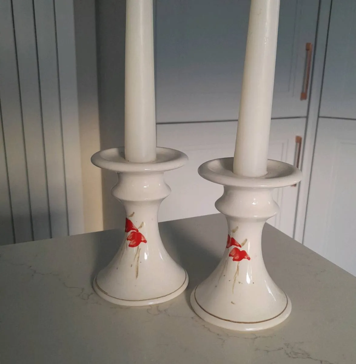 Louis Mulcahy candlesticks, pair - Image 1