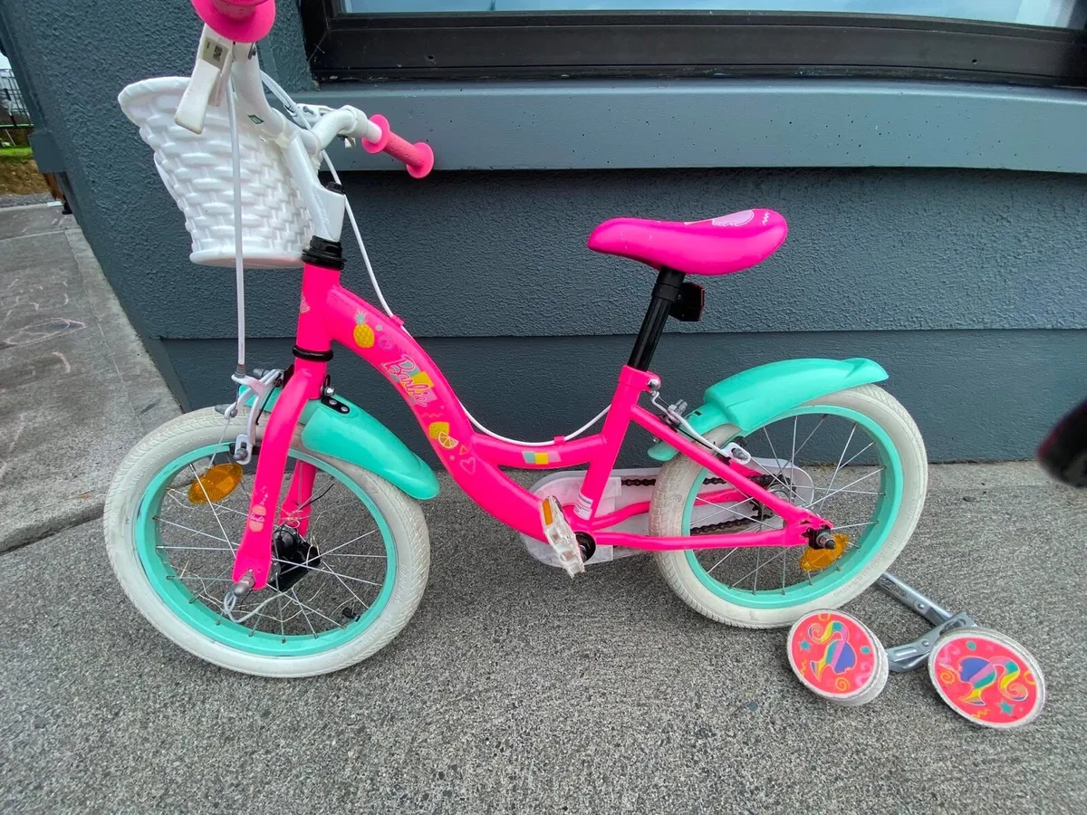16” Kids Barbie Bike - Image 1