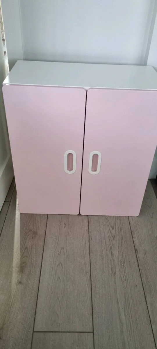 Ikea Stuva Units with Pink Fritids Doors - Image 3