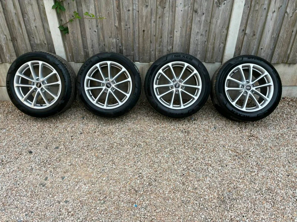 Brand New Genuine Audi 18” Alloy Wheels & Nexen - Image 1