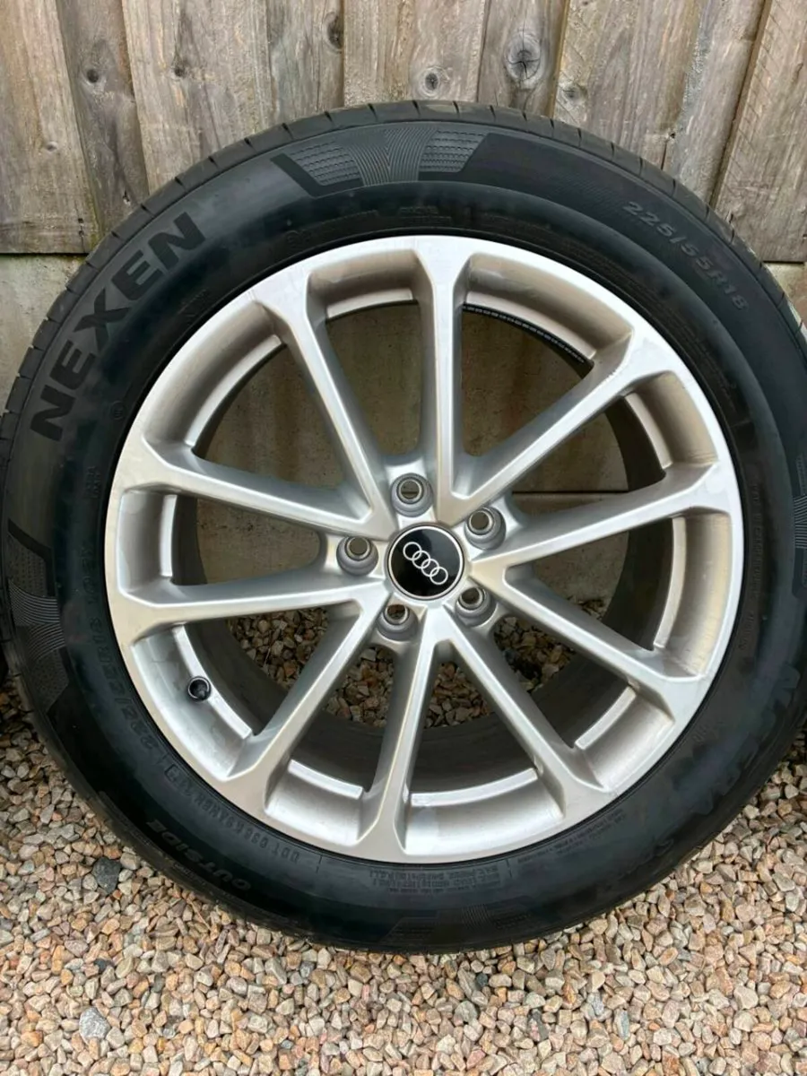 Brand New Genuine Audi 18” Alloy Wheels & Nexen - Image 2